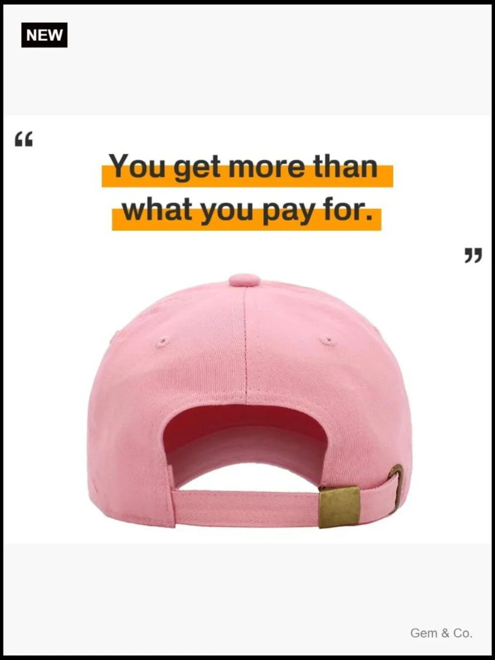 Unisex Classic Low Crown Adjustable Baseball Cap Dad Hat Cotton